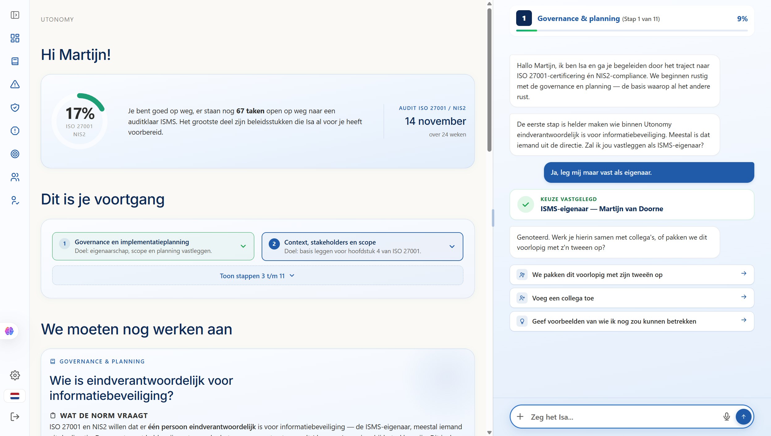 AISMS dashboard